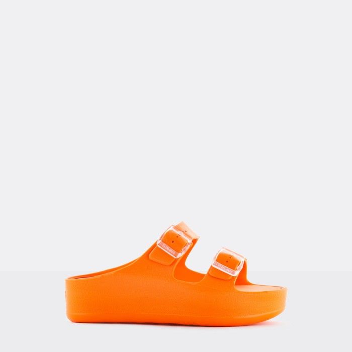 Sandlia Plataforma Laranja Vegan FENIX 09 | Lemon Jelly - 10020917