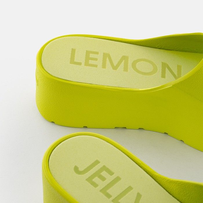 Lemon Jelly Chinelo Plataforma Amarelo SUNNY 32 | Chinelos Mulher - 10020761