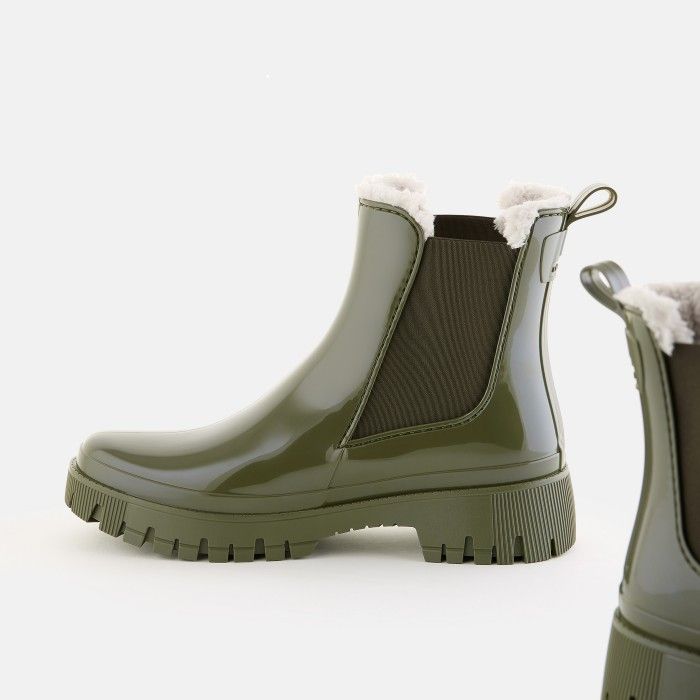 Botins com pelo verdes Vegan COLDEN 12 | Botas Lemon Jelly - 10022683