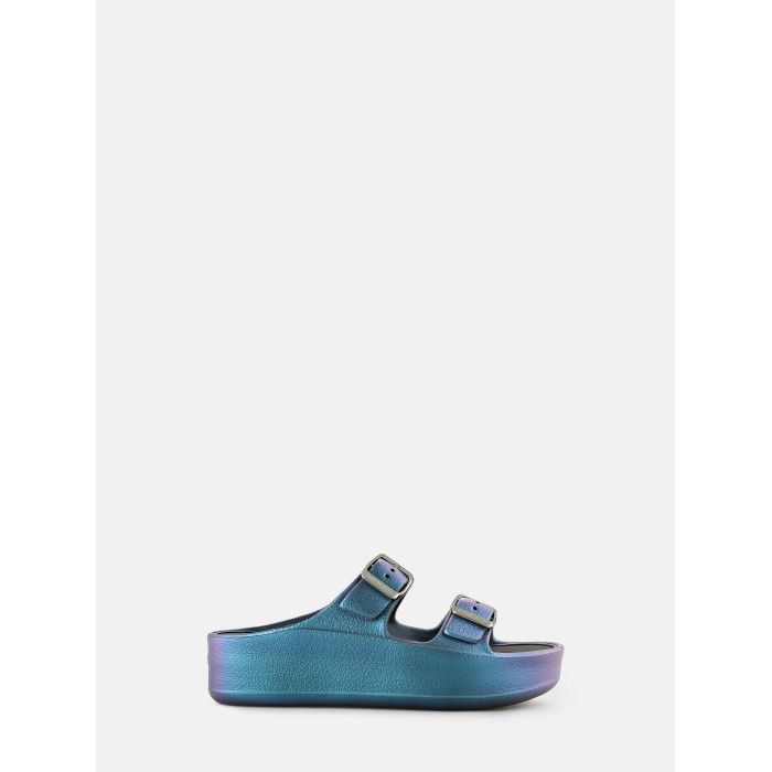 Lemon Jelly Bright Sandals with Buckles Elina Pearl Blue - 10022979