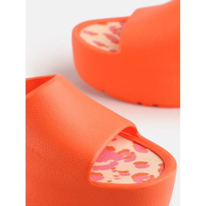 Chinelos Laranja Palmilha Padronizada Vegan Emilia Orange Peel - 10022849