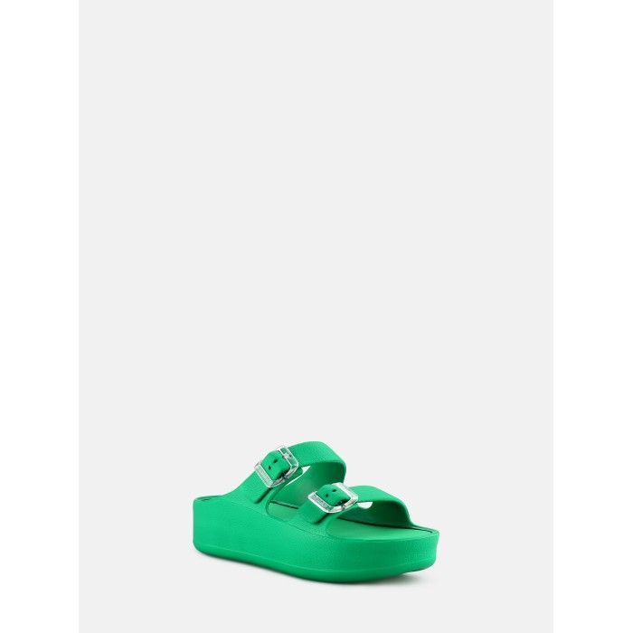 Lemon Jelly Sandals with Buckles Vegan Fenix Oasis Green - 10022925