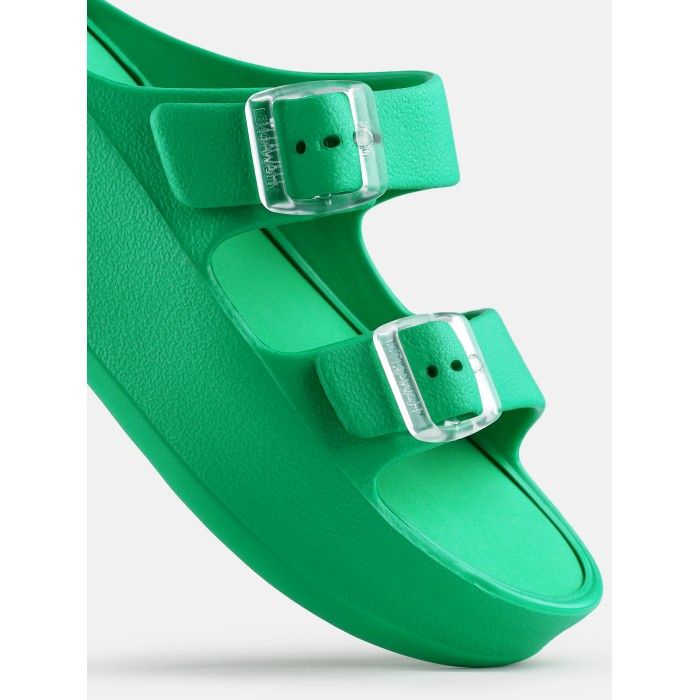 Lemon Jelly Sandals with Buckles Vegan Fenix Oasis Green - 10022925