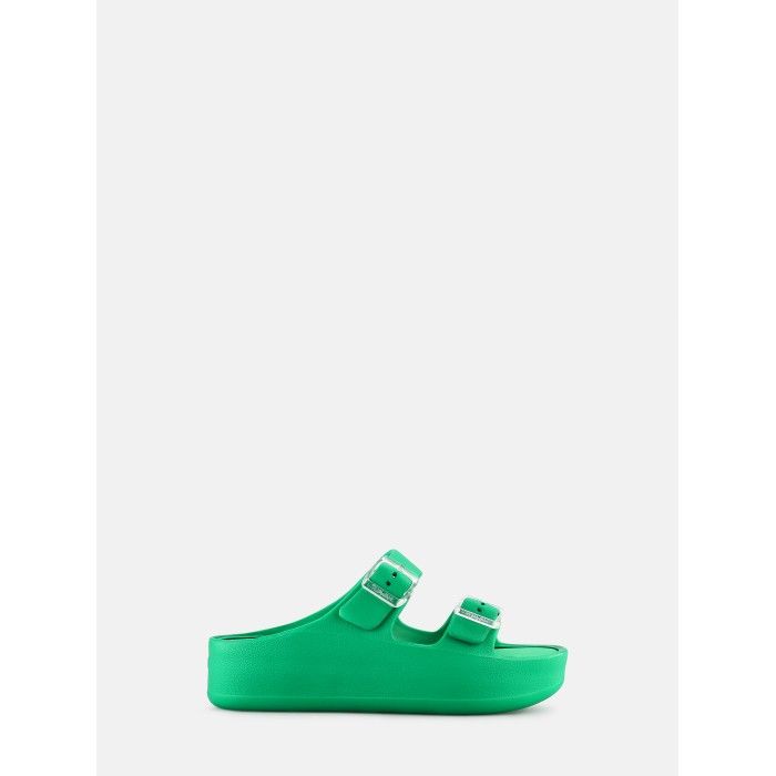 Lemon Jelly Sandals with Buckles Vegan Fenix Oasis Green - 10022925