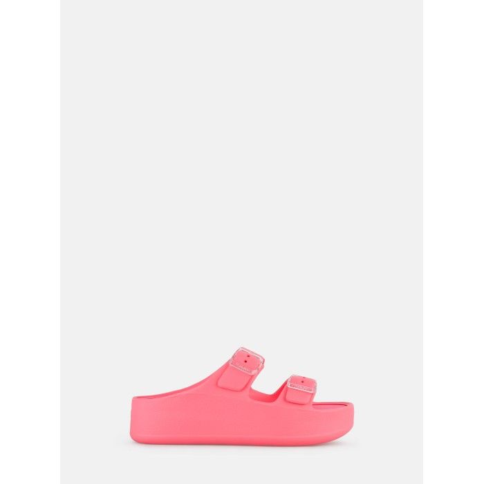Sandlias Plataforma Rosa com Fivela Vegan Fenix Flamingo Pink - 10023127