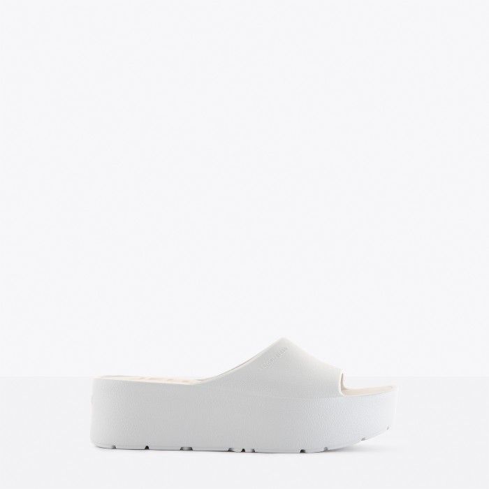 Lemon Jelly Platform Slides Vegan Sunny Pearl Metal - 10023098