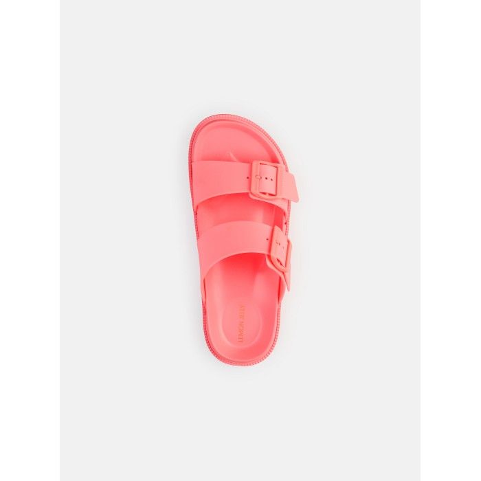 Lemon Jelly Sporty Sandals with Buckles Elise Flamingo Pink - 10023146