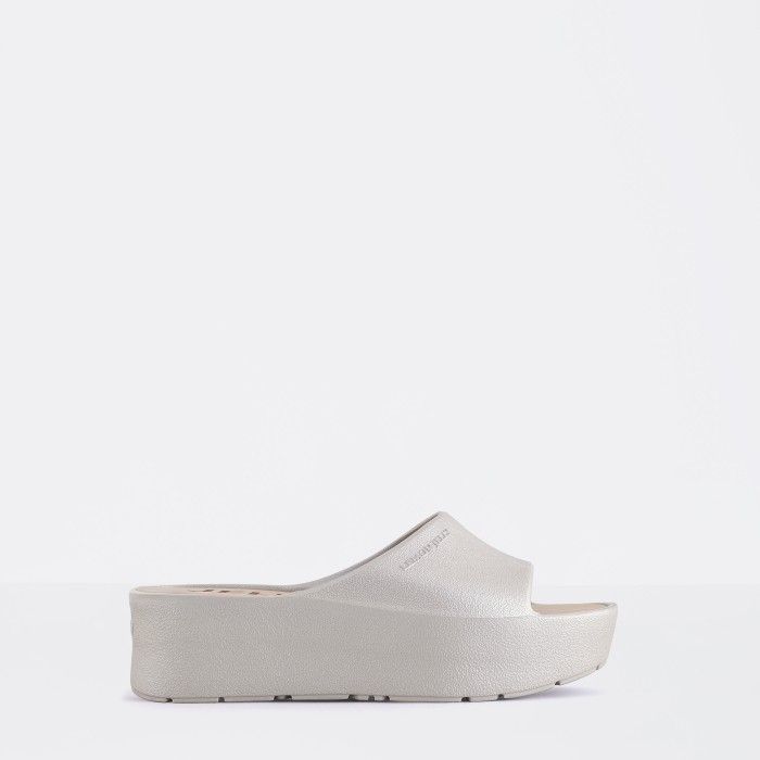 Chinelos Cinzentos de Plataforma Vegan Sunny Warm Grey - 10023095