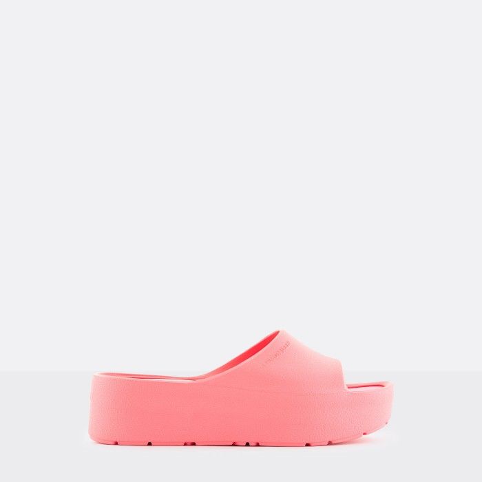 Lemon Jelly Platform Slides Vegan Sunny Flamingo Pink - 10023099