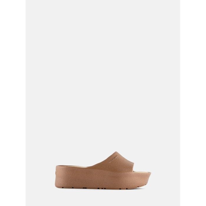Lemon Jelly Platform Slides Vegan Sunny Bronzo Metal - 10023096