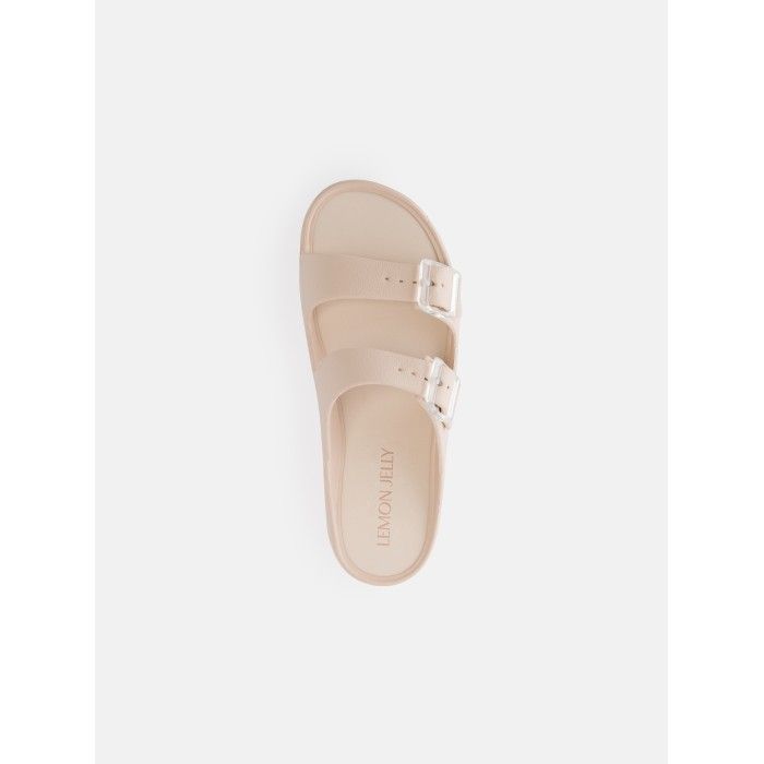 Lemon Jelly Sandals with Buckles Vegan Fenix Desert - 10023126