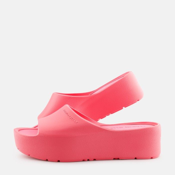 Lemon Jelly Platform Slides Vegan Sunny Flamingo Pink - 10023099