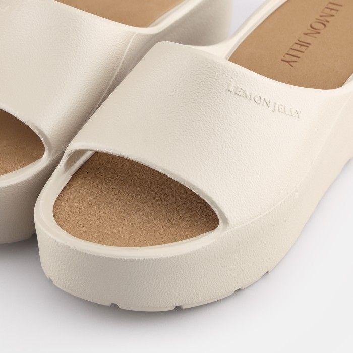 Chinelos Cinzentos de Plataforma Vegan Sunny Warm Grey - 10023095