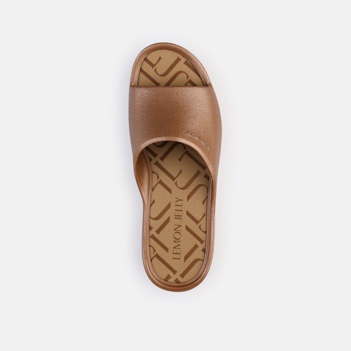 Lemon Jelly Metallic Slides Fiorella Bronzo Metal Vegan - 10023121