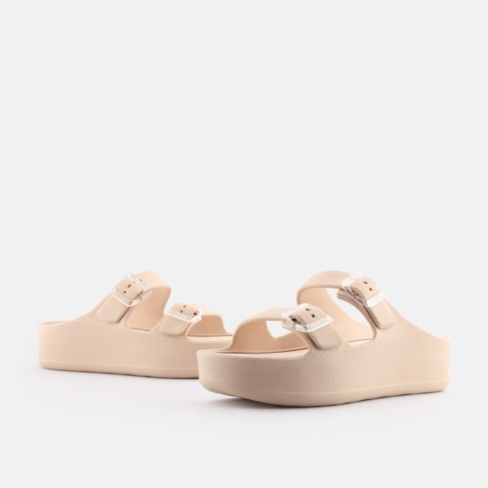 Lemon Jelly Sandals with Buckles Vegan Fenix Desert - 10023126