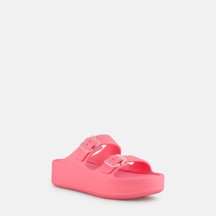 Lemon Jelly Sandals with Buckles Vegan Fenix Flamingo Pink - 10023127