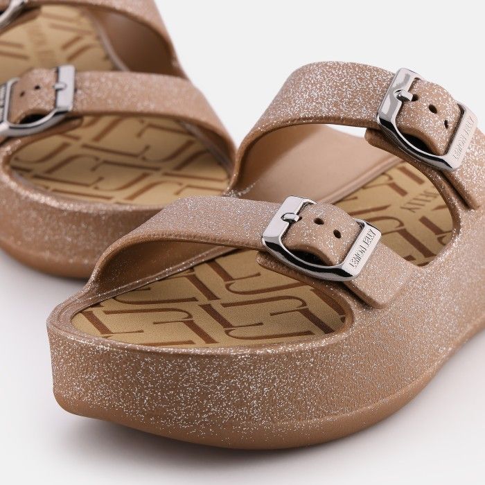 Lemon Jelly Metallic Sandals with Buckles Giulietta Bronzo Metal - 10023131