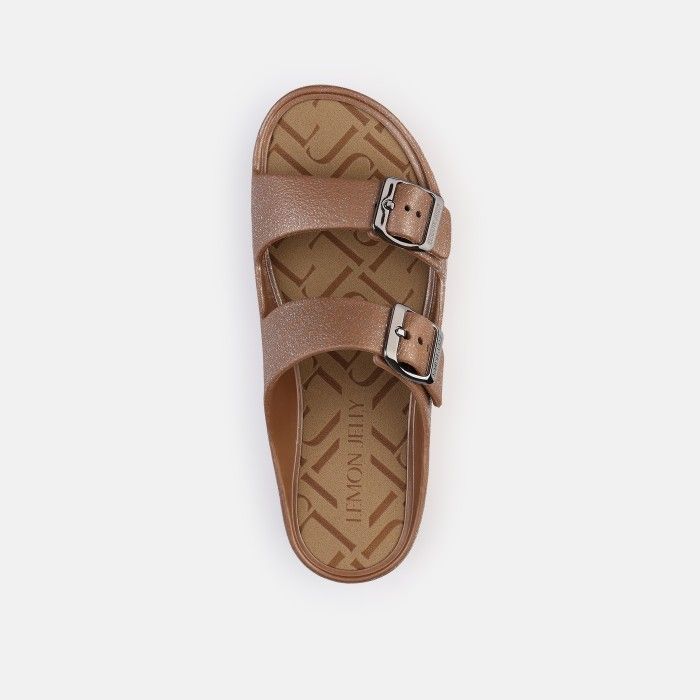 Lemon Jelly Metallic Sandals with Buckles Giulietta Bronzo Metal - 10023131