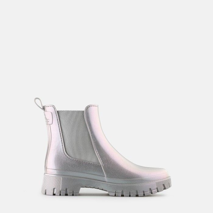 Botas de Chuva Cinzentos Brilhantes Vegan Peachy Mermaid - 10022960