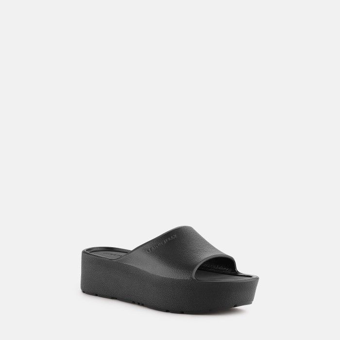 Lemon Jelly Platform Slides Vegan Sunny Black - 10023094