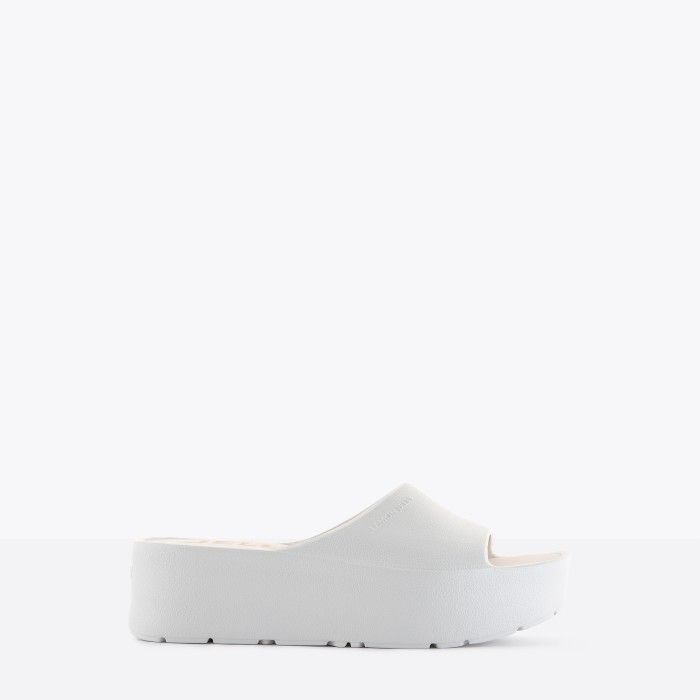 Lemon Jelly Platform Slides Vegan Sunny Pearl Metal - 10023098