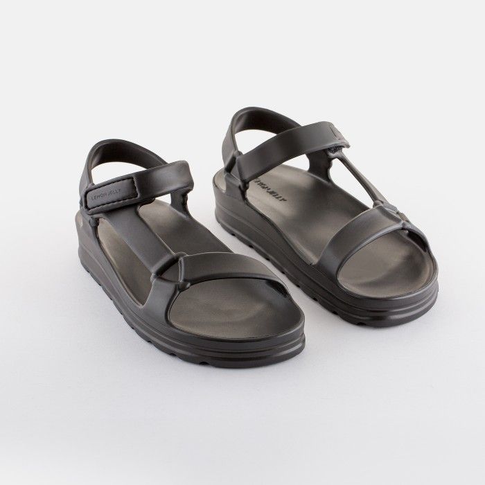 Sandlias Rasas Pretas Mulher Vegan Nola Black - 10021957