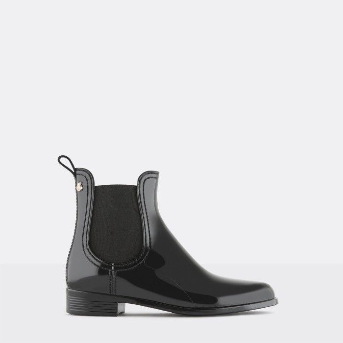 Lemon Jelly Rain Chelsea Ankle Boots Vegan Comfy Black - 10023100