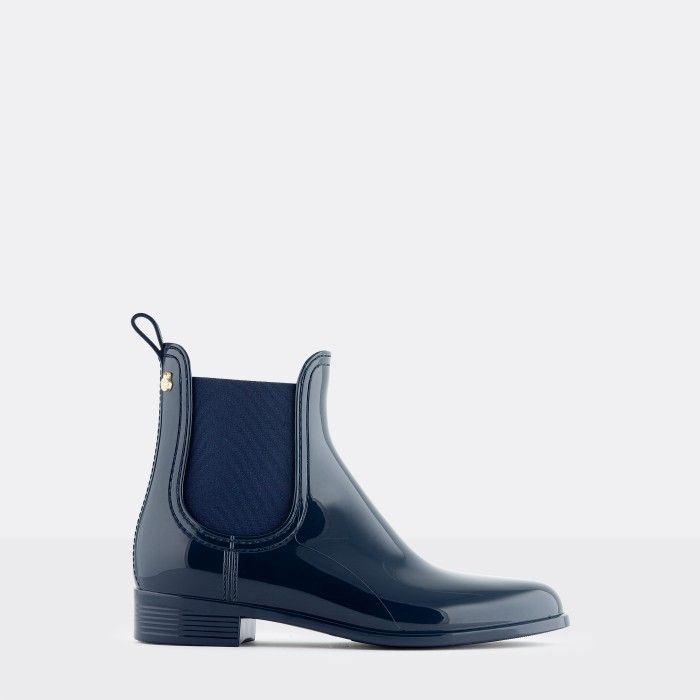 Lemon Jelly Rain Chelsea Ankle Boots Vegan Comfy Naval - 10023101