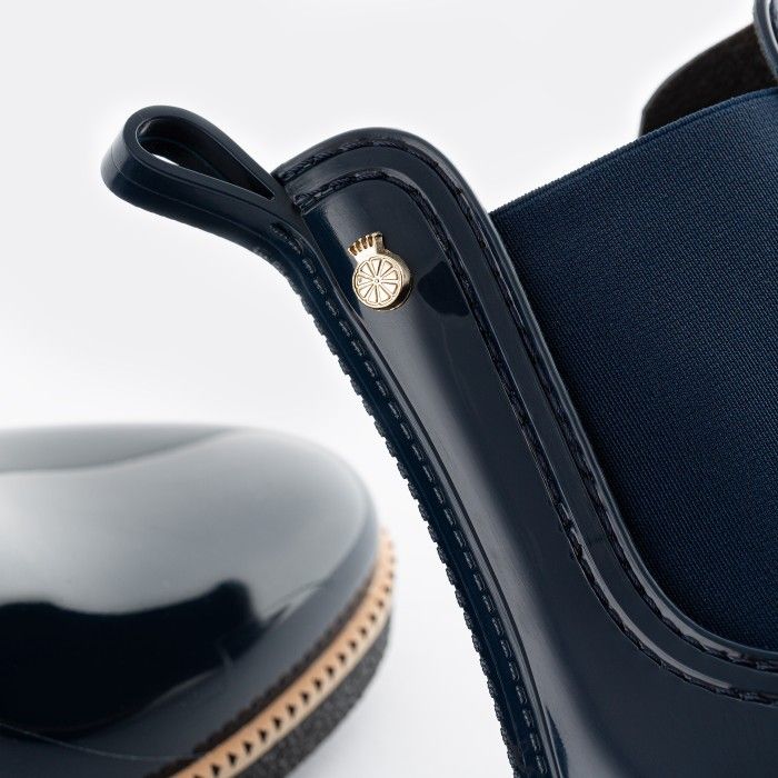 Lemon Jelly Botins de Chuva com Salto Azuis Vegan Ava Naval - 10023410