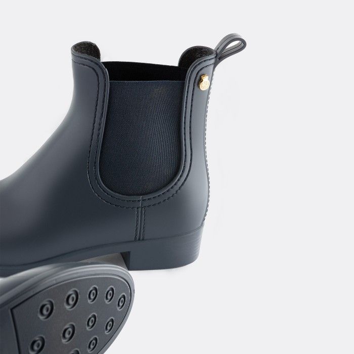 Vegan Splash Naval Blue Women's Rain Boots - 10023668