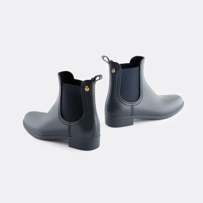 Vegan Splash Naval Blue Women's Rain Boots - 10023668