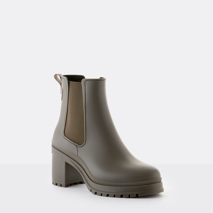 Botas Salto Alto Castanhas Vegan Nash Woodland - 10023455