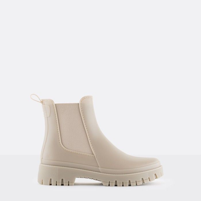Vegan Beige Mate Chelsea Ankle Boots Kirby Dusty Nude - 10023423