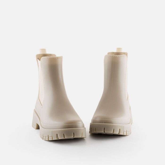 Vegan Beige Mate Chelsea Ankle Boots Kirby Dusty Nude - 10023423