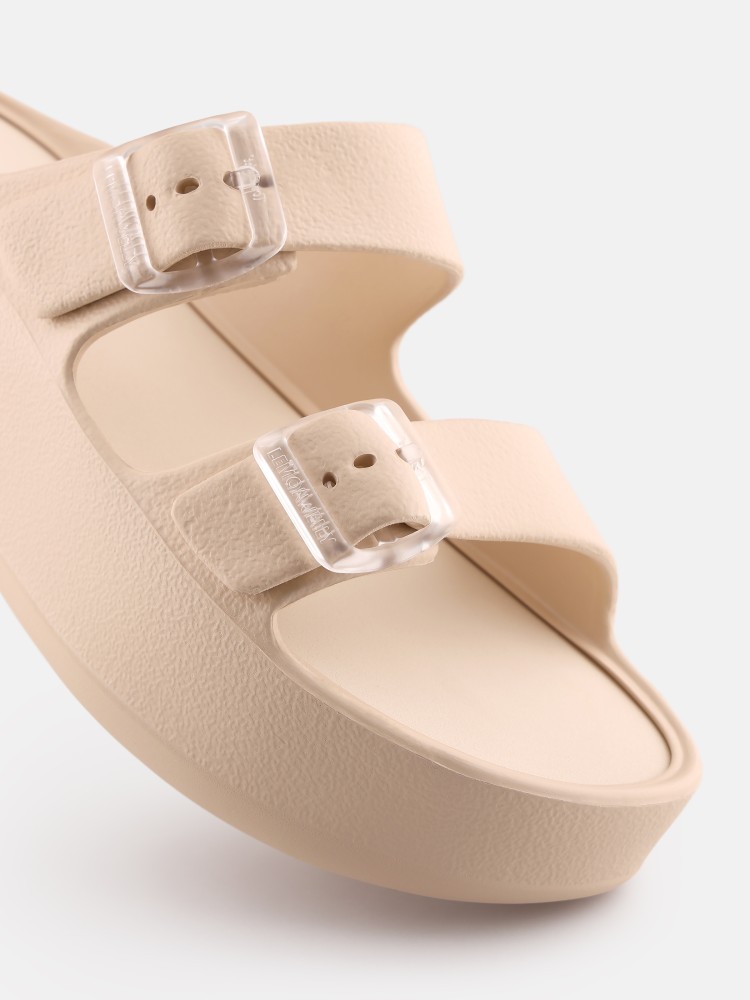 Lemon Jelly Sandals with Buckles Vegan Fenix Desert - 10023126