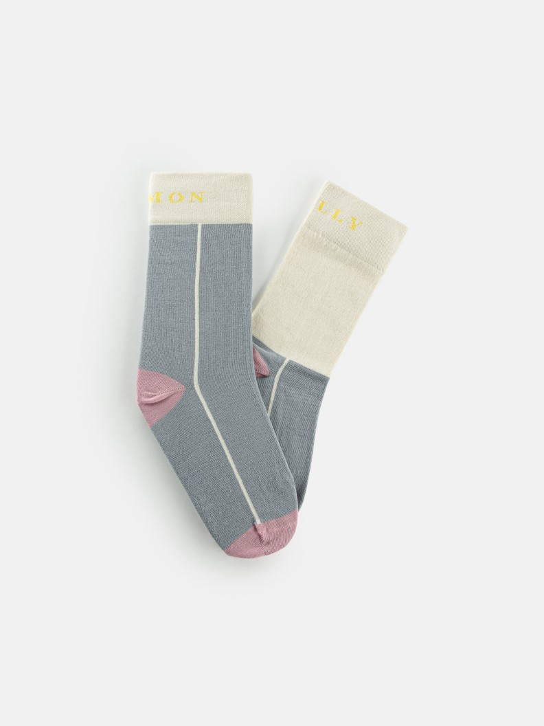 COLOR BLOCK SOCKS 01