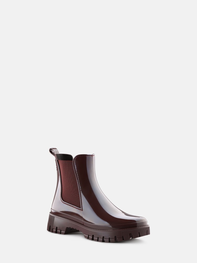 Vegan Short Bordeaux Boots Lemon Jelly Peachy Dark Cherry - 10023517