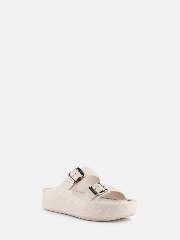 Lemon Jelly Metallic Sandals with Buckles Giulietta Desert - 10023130