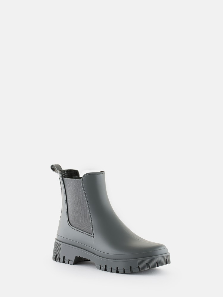 Vegan Grey Mate Chelsea Ankle Boots Kirby Rainy Grey Lemon Jelly