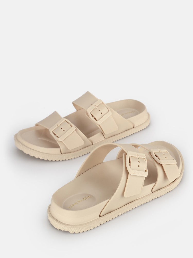 Lemon Jelly Sporty Sandals with Buckles Elise Desert - 10023149