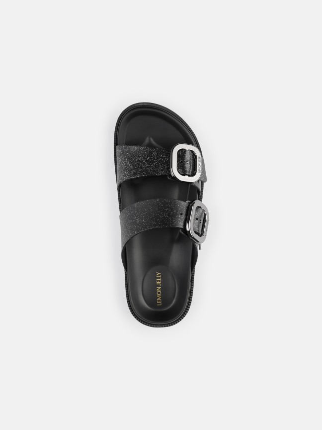 Elise Glitter Black