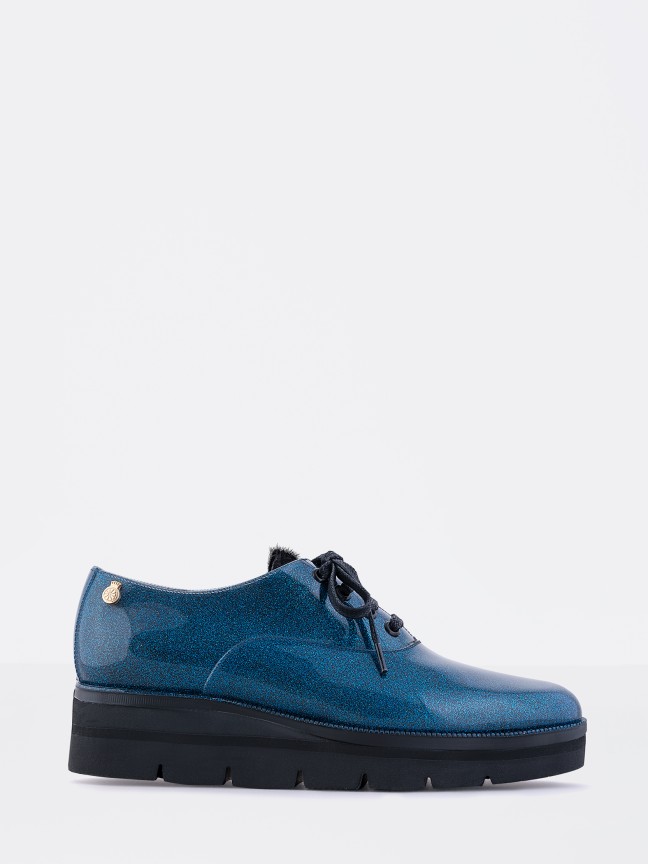 Miriam Transparent Blue/Glitter