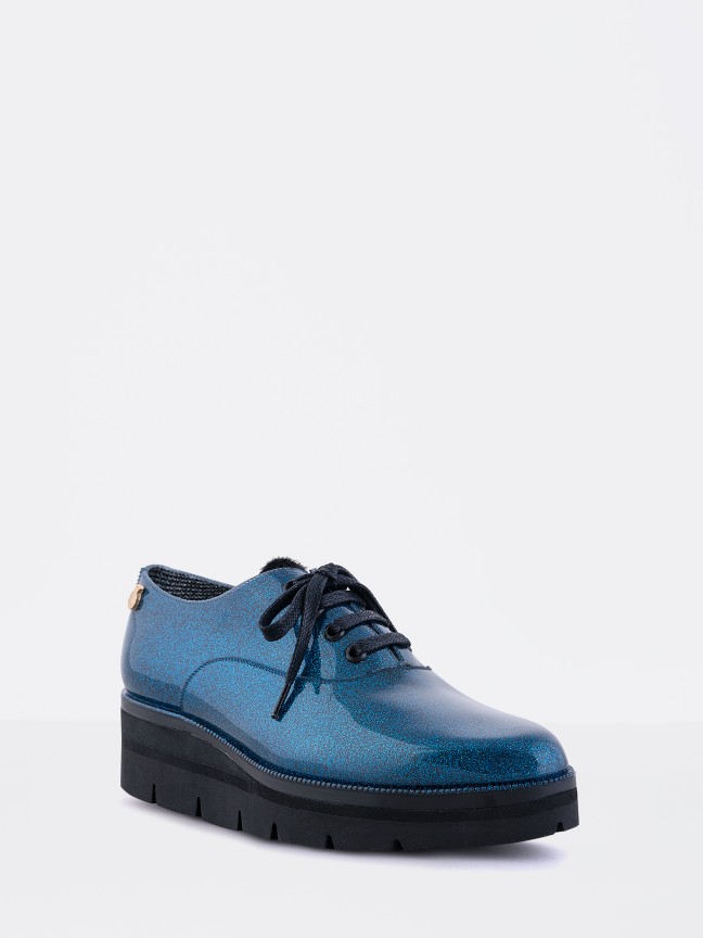 Miriam Transparent Blue/Glitter