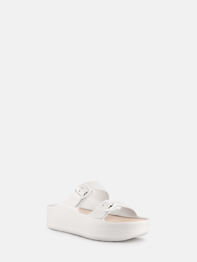 Lemon Jelly Sandals with Buckles Vegan Fenix Pearl Metal - 10023123