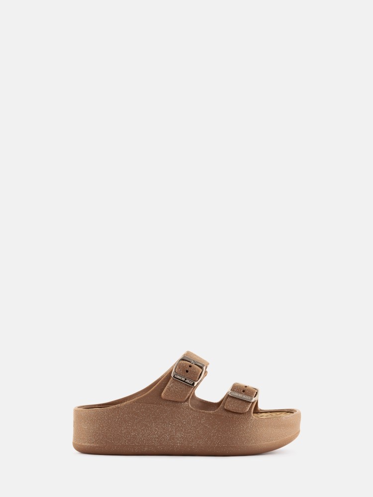 Lemon Jelly Metallic Sandals with Buckles Giulietta Bronzo Metal