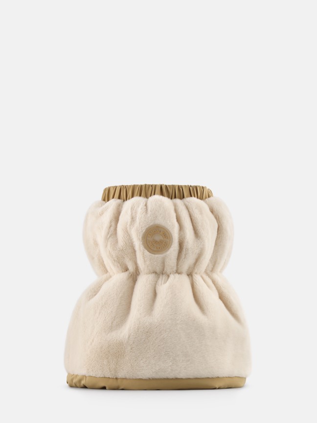 Leg Warmer Fur Beige