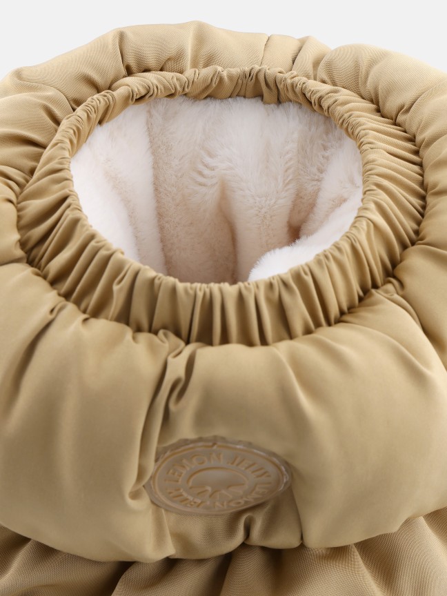 Leg Warmer Fur Beige