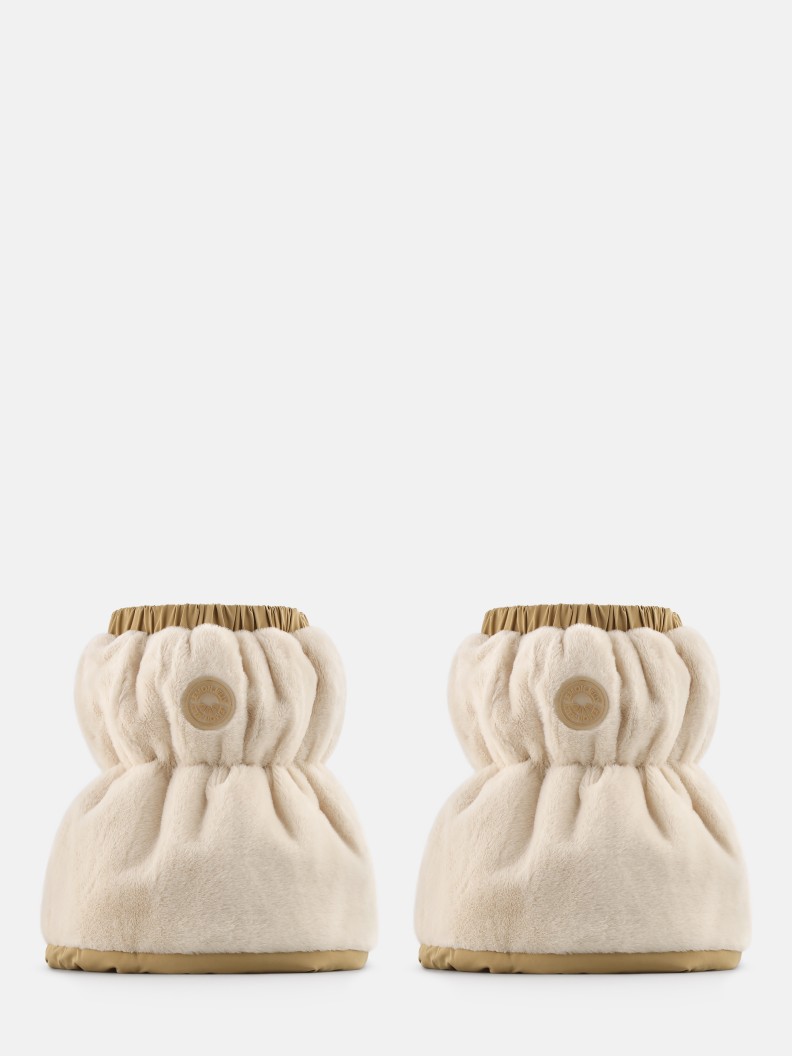 Leg Warmer Fur Beige