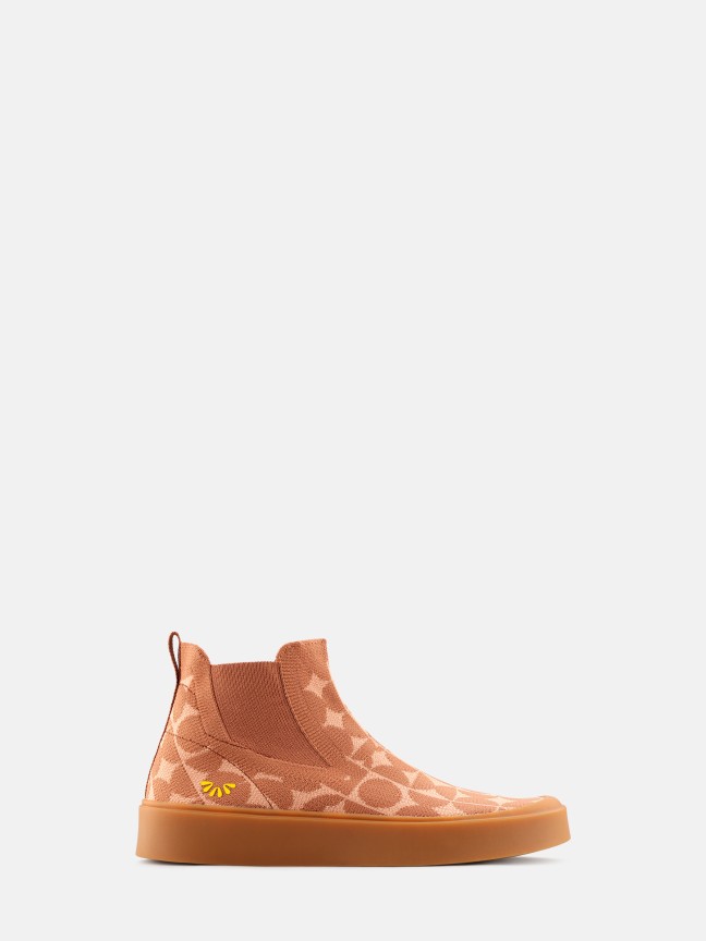 LJ GLYDE BOOT GEOMETRIC PRINT SALMON - Image product